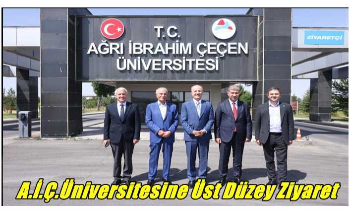 YÖK Başkanı Prof. Dr. Erol Özvar ve  IC Holding Yönetim Kurulu Başkanı  İbrahim Çeçen,  Ağrı İbrahim Çeçen Üniversitesi’ni Ziyaret Etti