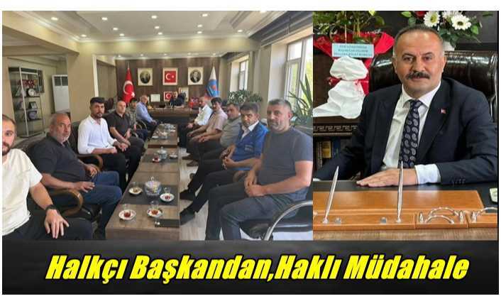Halkçı başkandan haklı müdahale
