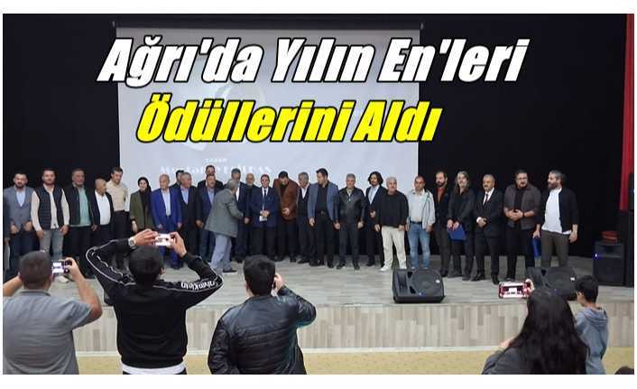 Ağrı'da Yılın En'leri Ödül Töreni Düzenlendi