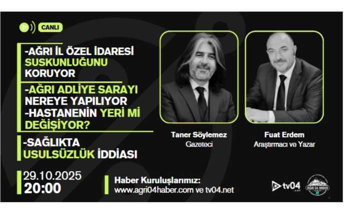 Ağrı Bu Programı Konuşacak