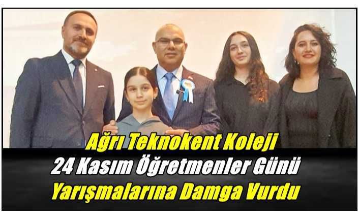 Ağrı Teknokent Koleji, 24 Kasım Öğretmenler Günü Yarışmalarına Damga Vurdu