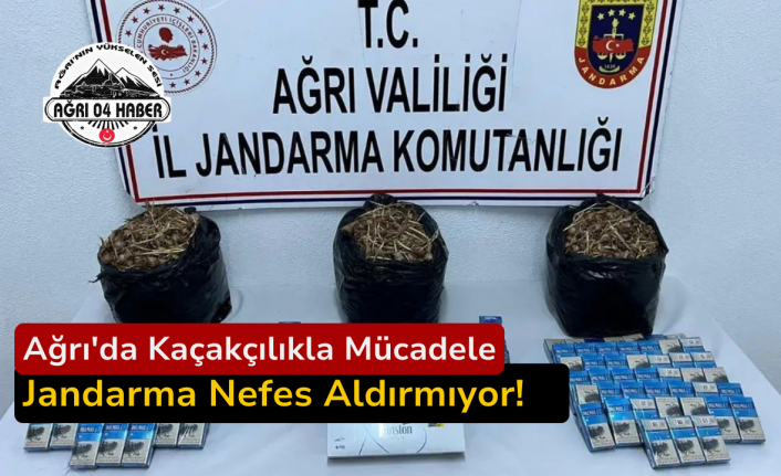 Ağrı'da Kaçakçılıkla Mücadele: Jandarma Nefes Aldırmıyor!