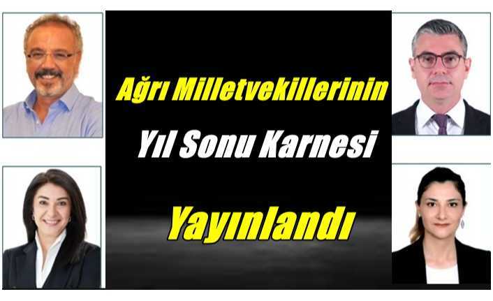 ORC Ağrı Milletvekillerinin yıl sonu karnesini yayınladı