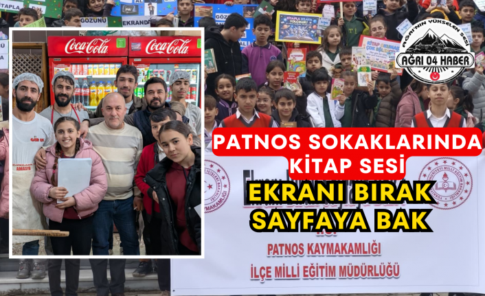 Patnos Sokaklarında Kitap Sesi Ekranı Bırak Sayfaya Bak